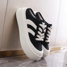 Beige Canvas Sneakers with White Laces - Round Toe, Rubber Sole, All-Season Comfort Shoes for Casual Attire, Casual Footwear | Round Toe Sneakers | Rubber Sole Shoes