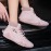 Trendy Soft Sole Non-slip Sneakers - Women's Solid Color Lace Up Flat Wear-resistant Shoes plus size