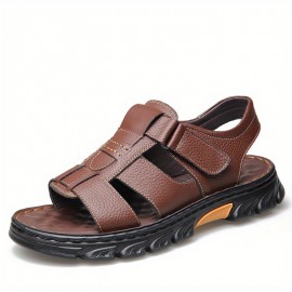 Men's Open Toe Sandals, Anti-Slip Comfortable Beach Shoes for Summer